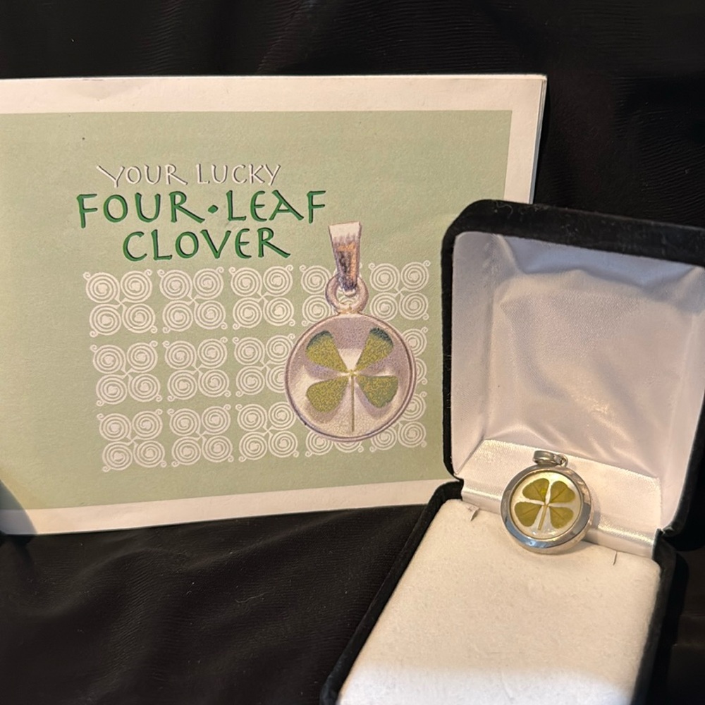 Lucky Four-Leaf Clover pendant